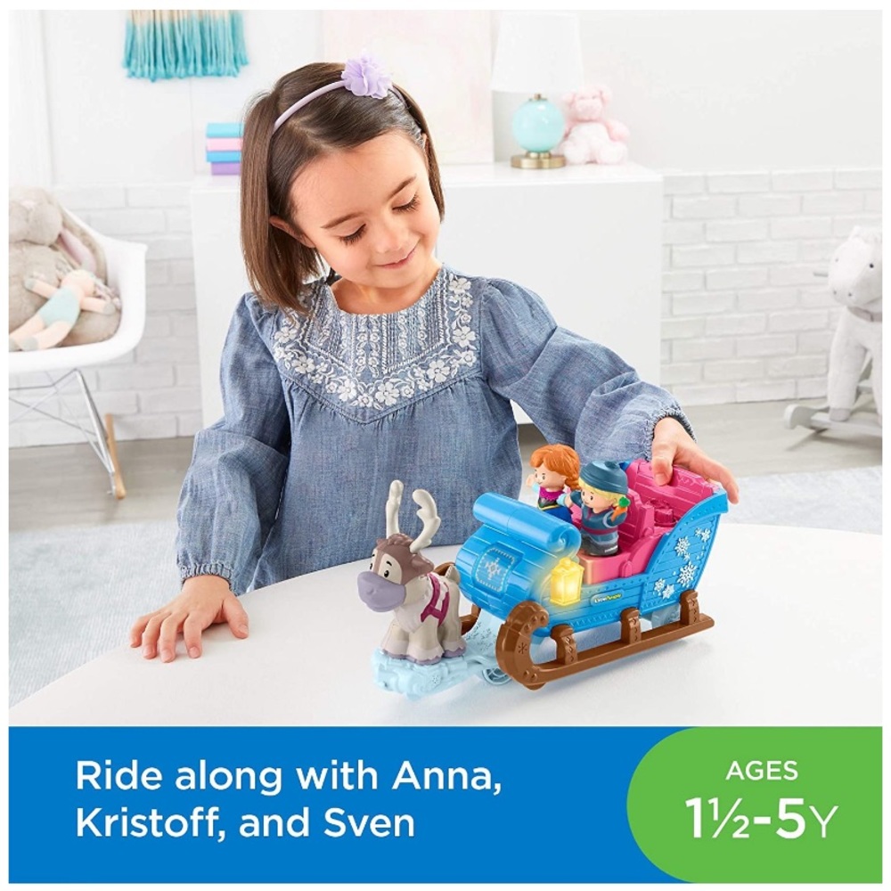 Little people kristoffs sleigh figure and vehicle - Picture 2 of 4